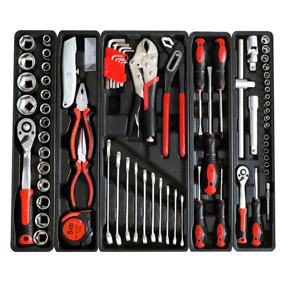 Boîte à outils pré-remplie KraftMuller 85 Pcs avec – Image 2