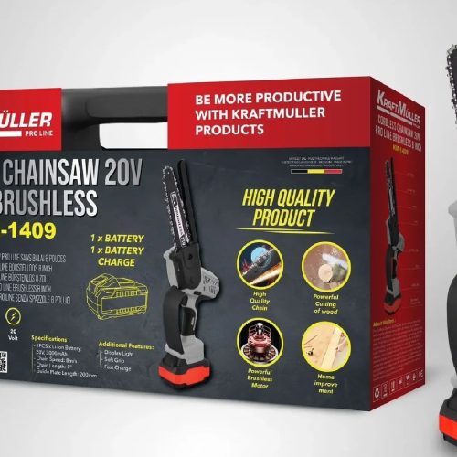 KM-1409 SCIE À CHAÎNE SANS FIL 8″ 20V PRO