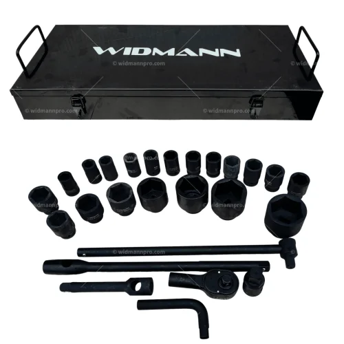 WIDMANN SET DE DOUILLES ET D’IMPACT 26 PCS  3/4