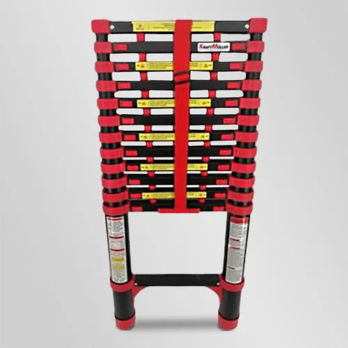 Echelle télescopique kraftmuller Premium Black red – extensible jusqu’à 3.8 m
